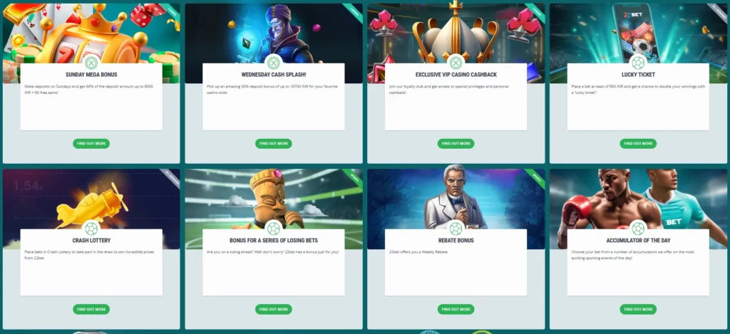 22Bet Bonuses 22Bet Bonuses