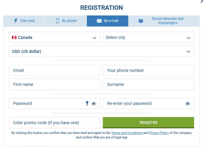 Account Creation Process 1xBet Account Creation Process 1xBet