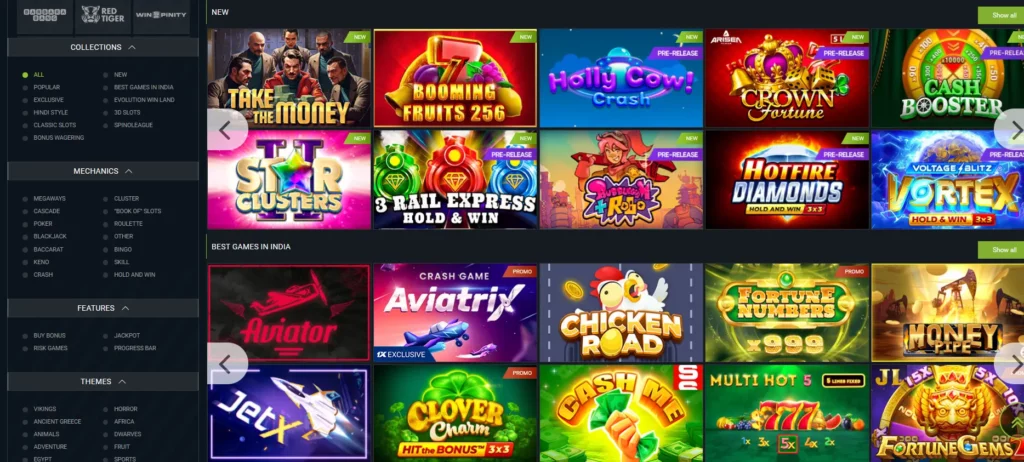 Casino Gaming Section 1xBet Casino Gaming Section 1xBet