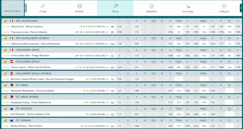 Live Betting 22Bet Live Betting 22Bet