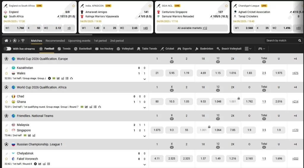 Live Betting at Melbet Live Betting at Melbet