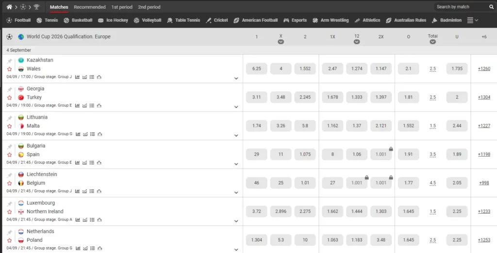 Sports Betting at 888Starz Sports Betting at 888Starz