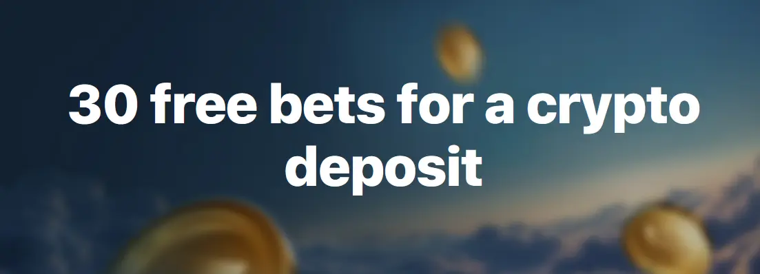 30 Free Bets for Crypto Deposits - 1Win 30 Free Bets for Crypto Deposits - 1Win