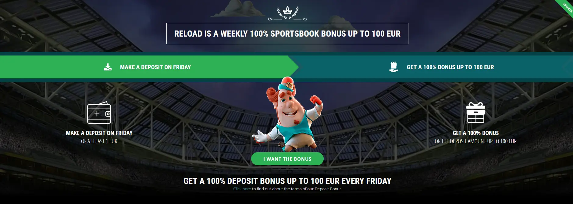 Friday Reload Sportsbook Bonus - 22Bet Friday Reload Sportsbook Bonus - 22Bet